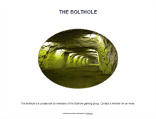 Tablet Screenshot of bolthole.org